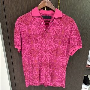 Etro Pink Polo Shirt XL
